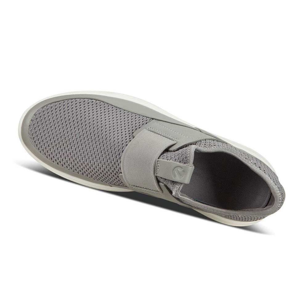 Women's Ecco Soft 7 Runner Slip-on Casual Shoes Grey | Canada 75HAP